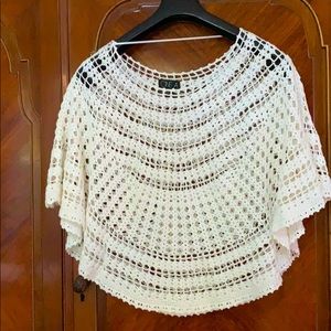 Nordstrom ONE A off white shawl XS/S 100%Cotton